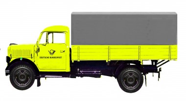 NPE NA88440 Borgward B1250 Hochpritsche Bundespost 