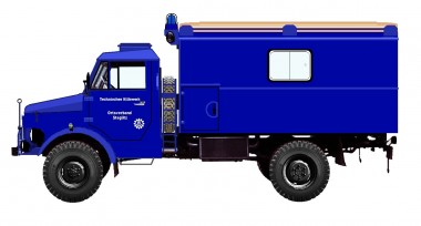 NPE NA99157 Borgward B 2000 MKW THW Steglitz 