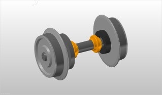 NPE NZ22128 Antriebradsatz für V45 DC 