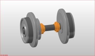 NPE NZ33128 Antriebradsatz für V45 DC 3-Leiter 