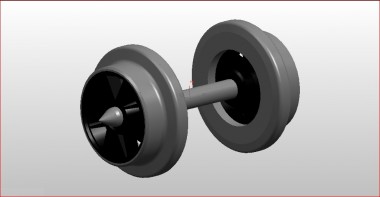 NPE NZ33250 Doppelspeichenradsatz schwarz, 10 mm 