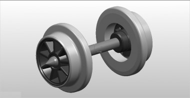 NPE NZ33260 Speichenradsatz schwarz, 10 mm 