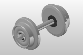 NPE NZ33267 Scheibenradsatz, 9 mm 