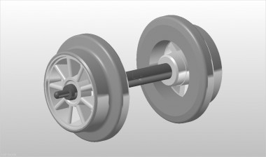 NPE NZ33270 Speicherradsatz grau, 10 mm 