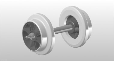 NPE NZ33286 Doppelspeichenradsatz schwarz, 10 mm 
