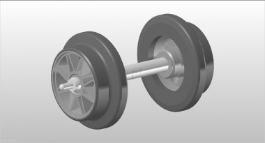 NPE NZ33287 Doppelspeichenradsatz grau, 10 mm 