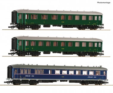 Roco 6200036 CSD 3-tlg. Set 1: Schnellzugwagen Ep.3/4 