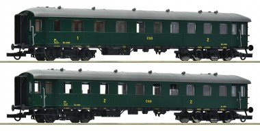 Roco 6200037 CSD 2-tlg. Set 2: Schnellzugwagen Ep.3/4 