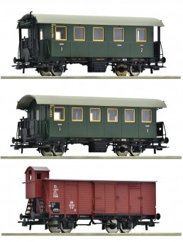 Roco 6200040 DB Nebenbahnzugwagen-Set 3-tlg. Ep.3 