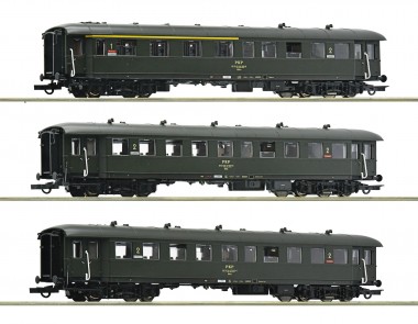 Roco 6200058 PKP 3-tlg. Set: Personenwagen Ep.4 