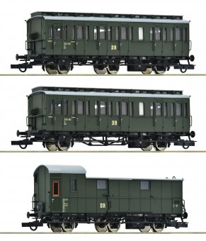 Roco 6200130 DR Personen-/Packwagen Set #1 3tlg. Ep.3 