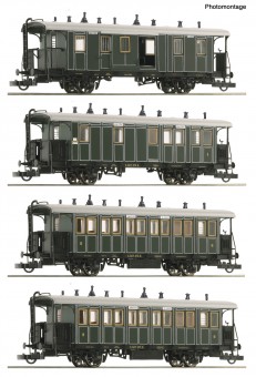 Roco 6200197 K.Bay.Sts.B. 4er Set Personenzug Ep.1 