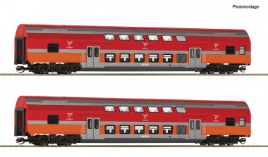 Roco 6280047 Polregio Doppelstockwagen-Set 2-tl Ep.6 