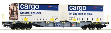 Roco 6600028 SBB Cargo Containertragwagen Sgnss Ep.6 