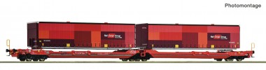 Roco 6600033 ÖBB/RCW Doppeltaschen-Gelenkwagen T Ep.6 