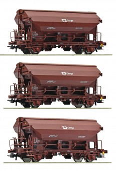 Roco 6600078 CD Cargo 3-tlg Set: Schwenkdachwg. Ep.6 