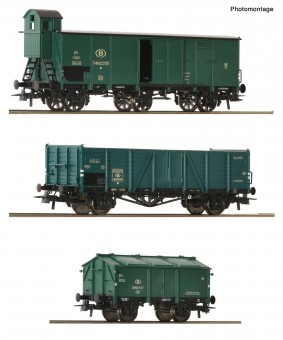 Roco 6600079 SNCB Güterzug Set 3tlg. Ep.3 