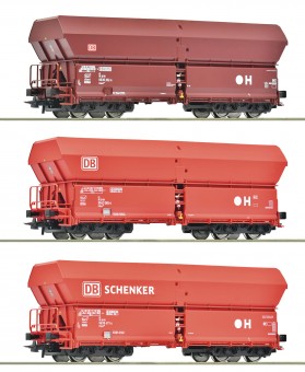 Roco 6600135 DBAG Selbstentladewagen Set 3tlg. Ep.6 
