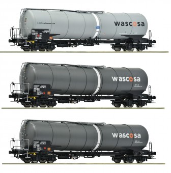 Roco 6600143 GATX/Wascosa Kesselwag. Set 3tlg. Ep.5/6 