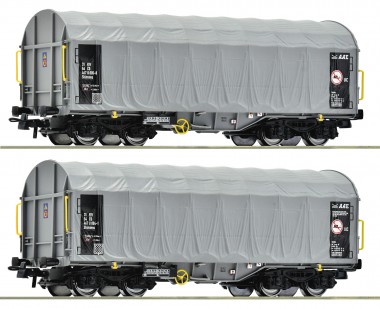 Roco 6600144 CD 2er Set Schiebeplanenwagen Ep.5/6 