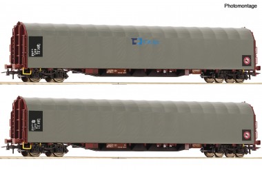 Roco 6600159 CD Cargo Set Schiebeplanenwagen Ep.6 