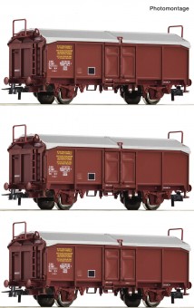 Roco 6600173 SNCF Schiebedachwagen Tms Set 3tlg. Ep.4 