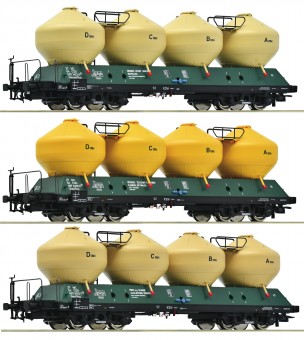 Roco 6600177 CSD Silowagen Raj Set 3tlg. Ep.4 