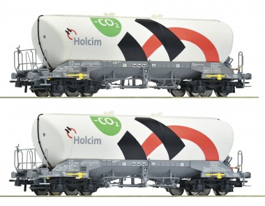 Roco 6600192 Holcim Zementsilowagen Set 2tlg. Ep.6 