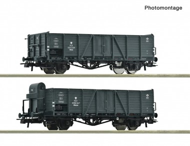 Roco 6600216 PKP 2er Set offene Güterwagen Wddo Ep.3 
