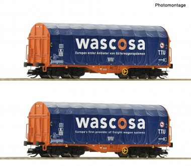 Roco 6680006 WASCOSA Schiebeplanenwagen-Set Ep.6 