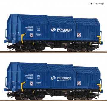 Roco 6680008 PKP Teleskophaubenwagen-Set 2-tlg Ep.6 