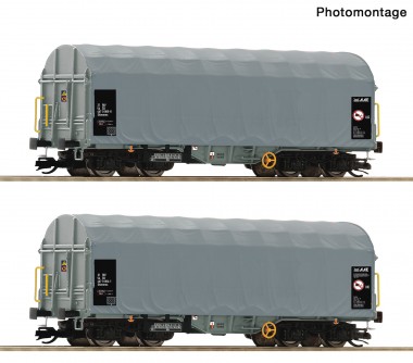 Roco 6680025 CD Cargo Schiebeplanenwagen 2-tlg Ep.5 