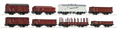 Roco 67127 DR Güterwagen-Set 8-tlg Ep.3 