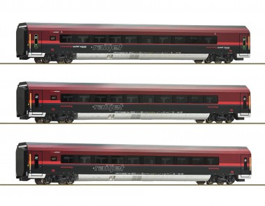 Roco 74042 ÖBB 3-tlg. Set Railjet Ep.6 