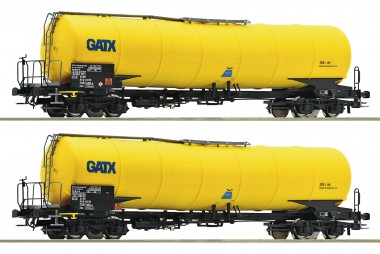 Roco 76025 GATX 2-tlg. Set: Kesselwagen Ep.6 