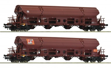 Roco 77036 DB 2-tlg. Set: Schwenkdachwagen Ep.4 