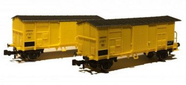 Pirata N-IT-401p FS Spitzdachwagen-Set 2-tlg Ep.5 
