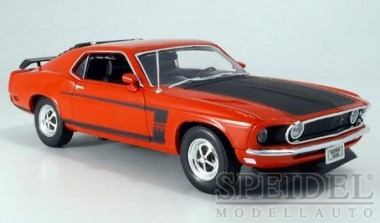 Welly WEL12516rt Ford Mustang Boss rot/matt-schwarz 