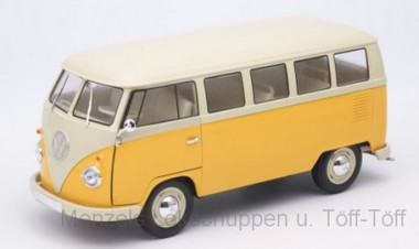 Welly WEL18054Y VW T1/2 Bus gelb/creme 