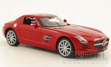 Welly WEL24025W-rt MB SLS AMG rot 