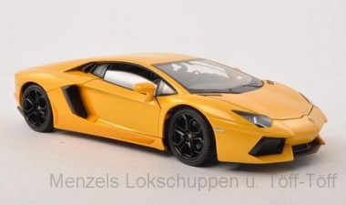 Welly WEL24033W-ge Lamborghini Aventador LP700-4 gelb 