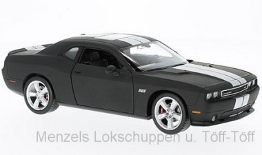 Welly WEL24049MATTBLACK Dodge Challenger SRT matt-schwarz 