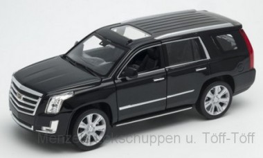 Welly WEL24084BL Cadillac Escalade schwarz 