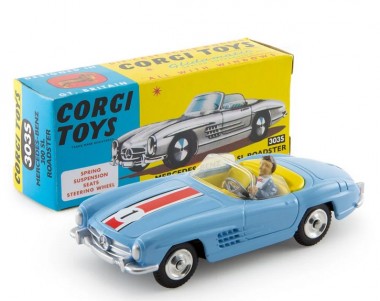 Corgi CD54321013 (No.303S) MB 300 SL Roadster blau  