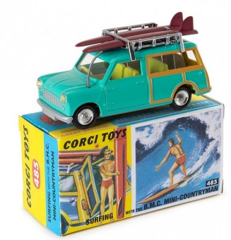 Corgi CD54321014 (No.485) Mini Countyman Surfing  