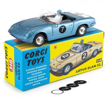 Corgi CD54321033 (No.318) Lotus Elan S2 #7 