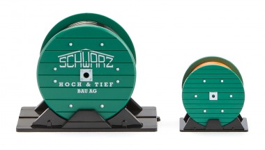 Wiking 001836 Zubehör: Kabeltrommeln Schwarzbau 