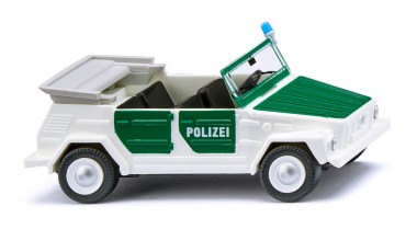 Wiking 004047 VW 181 (offen) Polizei weiß/grün 
