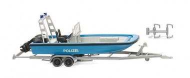 Wiking 009545 Mehrzweckboot MZB72 (Lehmar) Polizei 