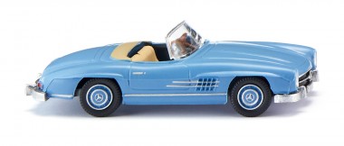 Wiking 023301 MB 300 SL Cabrio hellblau 